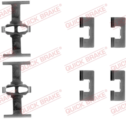 Accessory Kit, disc brake pad